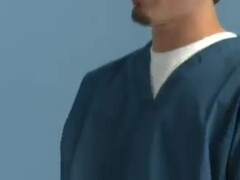 Два мужика тайком от жен спустили штаны и дрочат друг другу